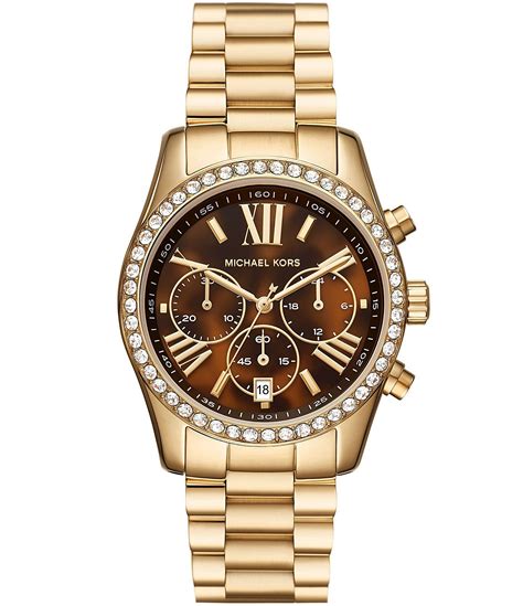 Michael Kors Women's Chronograph Lexington Gold